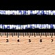 Окрашенные синтетические бирюзовые бусы нити G-Z089-A04-E-6