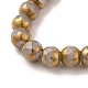 Chapelets de perles en verre opaques GLAA-G098-03-3