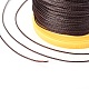 Round Waxed Polyester Cord YC-E004-0.65mm-N636-3