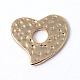 Heart Alloy Charms PALLOY-AD47535-FF-1
