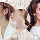 10 пара крючков для сережек из латуни с микропаве и прозрачным фианитом ZIRC-SZ0005-11-7
