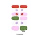 Цветочная серия наклейки для ногтей с полным покрытием MRMJ-T109-WSZ508-2