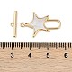 Застежки-тогл из латуни KK-K391-02G-4