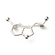 Hohlchemie Molekularstruktur Brosche JEWB-C012-09A-1