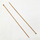 竹シングル尖った編み針  ペルー  400x8x3mm  2個/袋 TOOL-R054-3.0mm-1