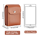 AHADERMAKER 4Pcs 4 Colors Imitation Leather Digital Accesories Storage Bags AJEW-GA0005-34-2