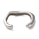 304 Stainless Steel Cuff Bangles BJEW-Q773-04P-3