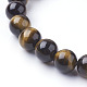 Natural Tiger Eye Beads Strands G-C076-10mm-1B-3