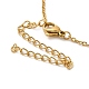 304 Halskette mit strukturiertem Sternanhänger aus Edelstahl für Damen NJEW-H016-03G-3