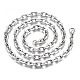 Eisenkabelketten Halskette machen MAK-N034-003A-P-2
