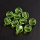 Smeraldo perle acriliche trasparenti DB10mmC19-2