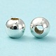Eco-Friendly Brass Smooth Round Beads KK-D322-G-4mm-S-RS-3