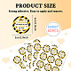 5 Sheets Round Dot PVC Waterproof Decorative Sticker Labels DIY-WH0481-01-2