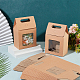 Kraftpapier Geschenkbox CON-WH0087-90A-4