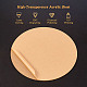 BENECREAT Clear Acrylic Circle Disc 3mm Thick 300mm Inner Dia Cast Sheet for Craft Projects OACR-BC0001-02-3
