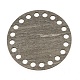 Fondi rotondi piatti in legno DIY-WH0258-52-2