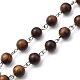 Handmade Wooden Beads Chains AJEW-JB00746-03-2