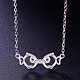 SHEGRACE Rhodium Plated 925 Sterling Silver Necklaces JN631A-3