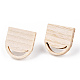 Risultati di orecchini a bottone in legno di frassino EJEW-N017-011L-2