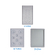 Perline di plastica tavole progettuali set TOOL-PH0007-01-2