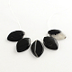 Natural Black Agate Gemstone Pendant Sets G-R270-04-1