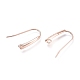 304 Stainless Steel Earring Hooks STAS-K211-02RG-2