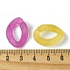 Transparent Frosted Acrylic Linking Rings OACR-B017-03B-3