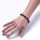 Cat Eye Beads Stretch Bracelets BJEW-JB04401-03-3