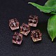Faceted Cube Imitation Austrian Crystal Beads Strands G-M184-8x8mm-30A-B-2