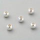 925 Sterling Silver Beads STER-T002-235S-4mm-3