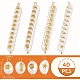 40 Uds 4 estilos colgantes de perlas keshi naturales FIND-SZ0006-09-2