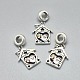 925 Sterling Silver European Dangle Charms STER-I019-34AS-1