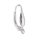 Sterling Silver Leverback Hoop Earrings Findings X-STER-A002-236-3