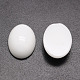 Ovali cabochon di giada bianca naturale X-G-K020-18x13mm-12-2