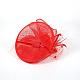 Eleganti fascinators rosso uk per matrimoni OHAR-S170-01-3