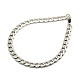 304 Stainless Steel Curb Chain/Twisted Chain Bracelets STAS-A028-B123P-1