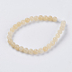 Chapelets de perles en jade topaze naturelle G-G515-10mm-03B-2