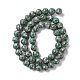 Natural Green Calcite Beads Strands G-K317-A10-4