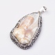 Gros pendentifs en perles d'eau douce de culture naturelle G-K258-29-2