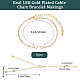 Fabricación de pulsera de eslabones de cadena de cable de latón beebeecraft KK-BBC0009-90-2
