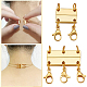 BENECREAT 2 Styles Magnetic Layered Necklace Clasps FIND-BC0002-80-6