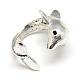 Adjustable Alloy Cuff Finger Rings RJEW-S038-080-2