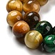 Natürliche Tigerauge-Perlenstränge mit Farbverlauf G-M413-A01-03-3