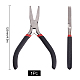SUNNYCLUE 5 Inch Flat Nose Pliers Jewelry Pliers Mini Precision Pliers Wide Flat Nose Pliers Small Plier Clamping Metal Sheet Forming Tools for Women Jewelry Making DIY Projects Supplies Black AJEW-SC0001-43-2