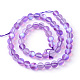 Synthetic Moonstone Beads Strands X-G-R375-6mm-A09-2