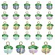 20шт 4 цвета подвески лэмпворк ручной работы LAMP-CJ0001-92-8