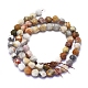Chapelets de perles en agate fou naturel G-L552O-05-6mm-3