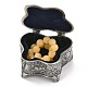 Cajas de joyas de princesa clásica europea mariposa OBOX-I002-02-4