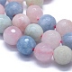 Chapelets de perles en morganite naturelle G-D0013-73-3
