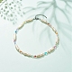 Perlenkette aus Acrylimitat für Frauen NJEW-JN03915-2